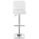 Bianca - Square Upholstered Adjustable Bar Stools (Set of 2) - Atlantic Fine Furniture Inc