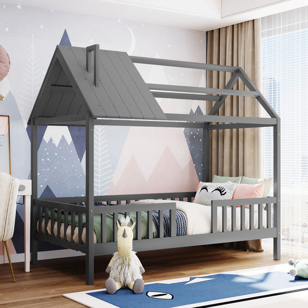 House Bed With Fence