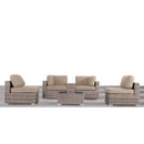 Outdoor Wicker Seating Group With Cushions