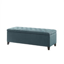 Elegant Design Tufted Top, Soft Close Storage Bench