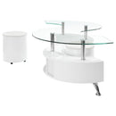 Buckley - Stool, Box 3 of 3 - White High Gloss