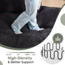 Modern Minimalist Modular Sectional Sofa With Deep Seats And Right Facing Chaise