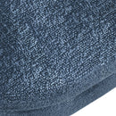 Modern Ottoman Oval Storage Bench With Rubber Wood Legs