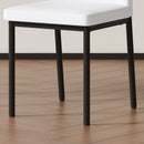 Luxury Simple Chair With Metal Leg