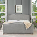 Carmen - Upholstered Wingback Panel Bed Frame