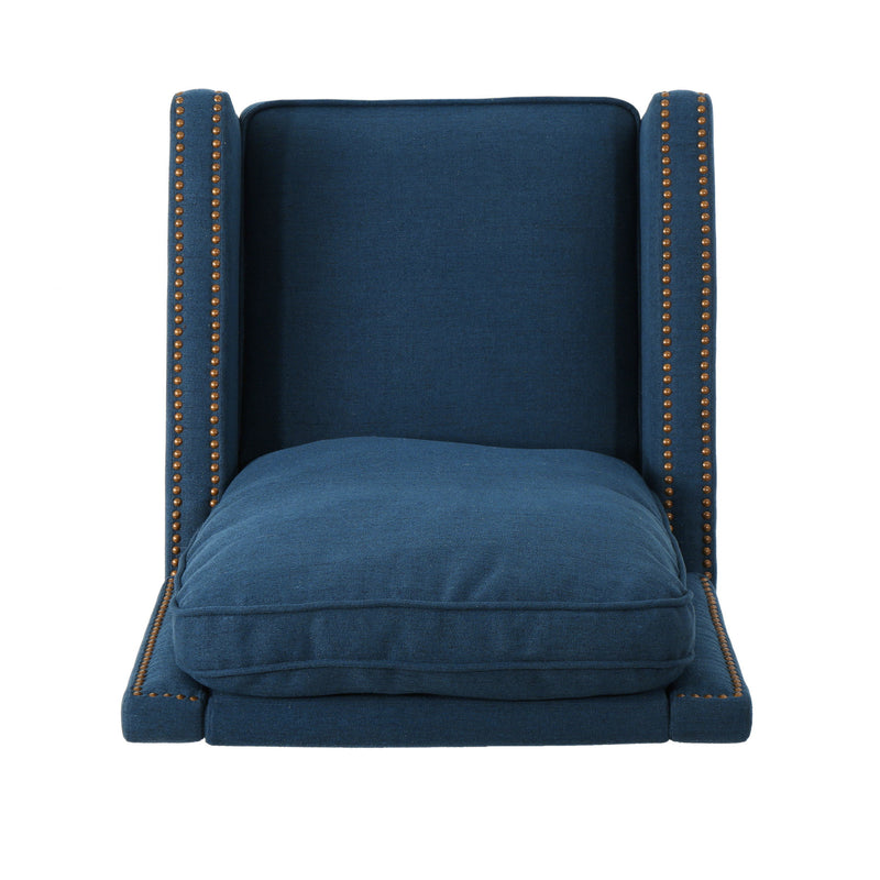 Wide - Standard Recliner Manual - Navy Blue