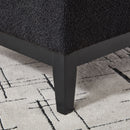 Upholstered Storage Ottoman With Reversible Lid Coffee Table With Rubberwood Legs
