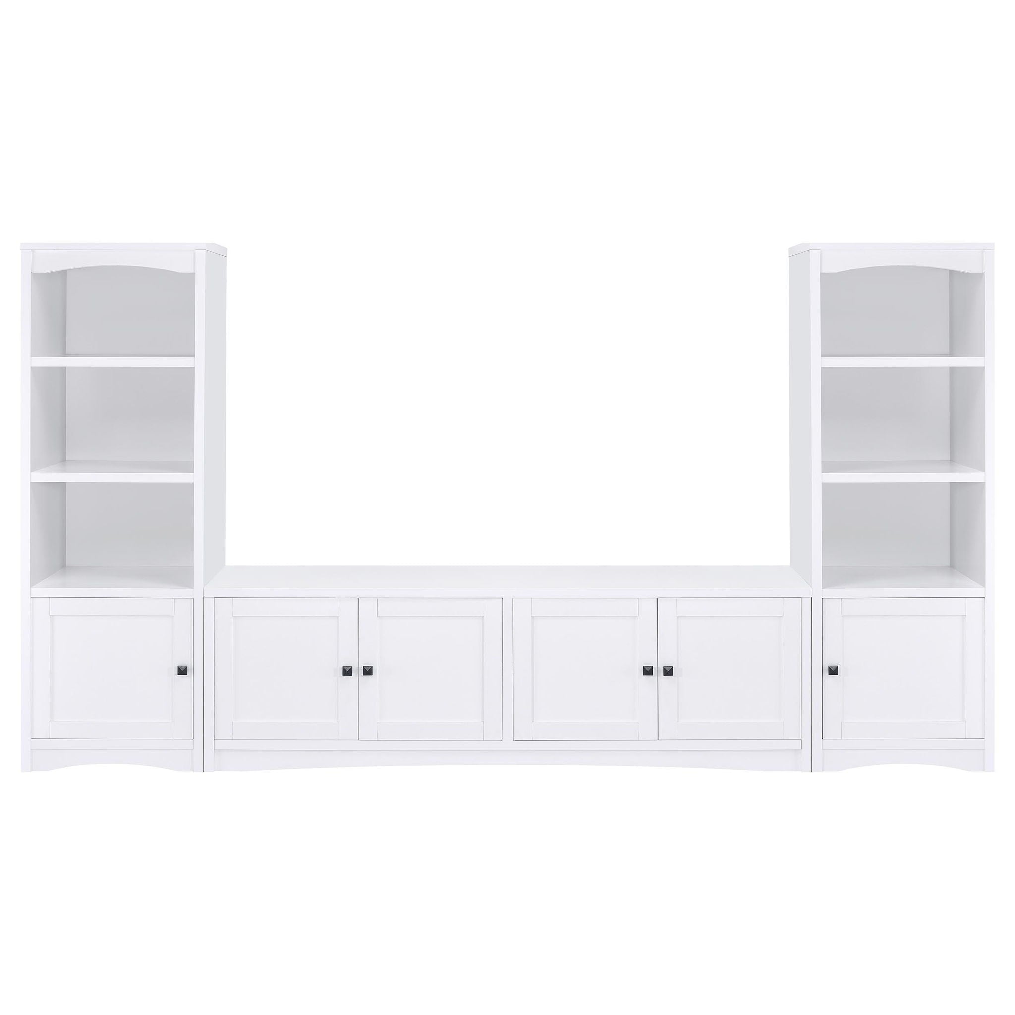 Laughlin 3-piece Entertainment Center TV Stand White