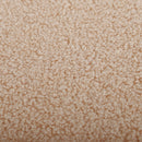 2 In 1 Convertible Full Size Folding Loveseat Couch With Soft Teddy Fabric