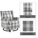 Patli - Swivel Chair - Gray Fabric - Atlantic Fine Furniture Inc