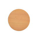 Cabana - Round Cane Storage Side Table - Natural Brown Oak