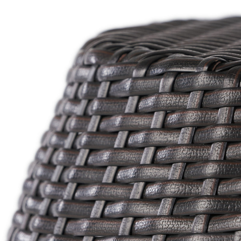 Outdoor Wicker Patio Side Table