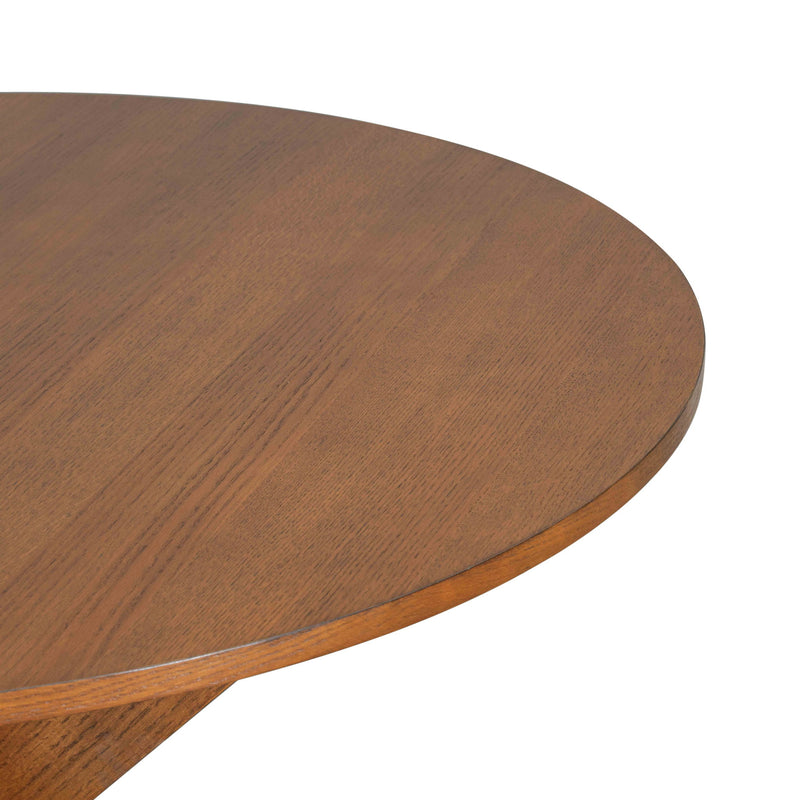 Round Dining Table Kitchen Table - Cherry