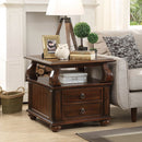 Amado - End Table - Walnut - Atlantic Fine Furniture Inc