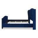 Marcella - Upholstered Shelter Headboard Bed Set