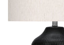 Lighting, Table Lamp, Ceramic, Contemporary - Black / Cream