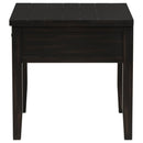 Concord - 1-Drawer Square End Table - Distressed Java