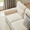 3 Seater Elegant Stationary Sofa
