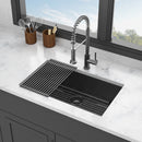 Modern Undermount Stainless Steel Kitchen Sink 16 Gauge, Deep Single Bowl