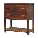Regency - Woven 2 Drawer Nightstand - Brown
