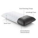 Zoned ActiveDough - Bamboo Charcoal Pillow - Atlantic Fine Furniture Inc