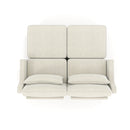 Stylish Sofa With Ottoman And Lumbar Pillows, Ergonomic Design
