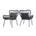 Southport - Club Chair With Woven Rope And Cushions