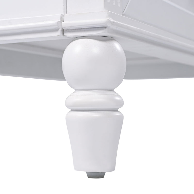 30" Bathroom Vanity With Sink, 3 Drawers, Adjustable Feet