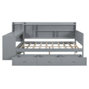 Daybed With 3 Drawers USB Ports And Desk