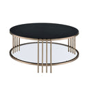 Zaidee - Coffee Table - Sintered Stone & Champagne