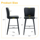 Modern Style Chair With Sleek Backrest Design (Set of 2)
