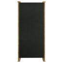 Adina - Tall Display Cabinet - Distressed Light Brown