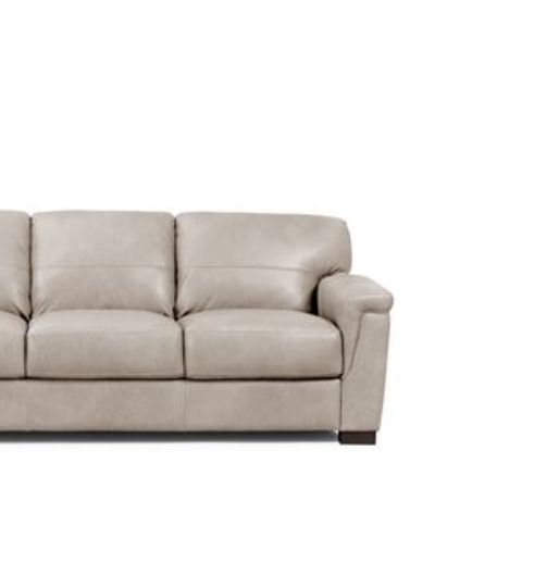 Cornelia - Leather Sofa - Beige