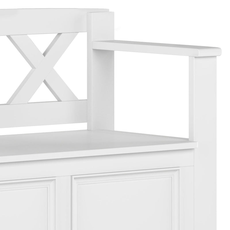 Amherst - Small Transitional Entryway Storage Bench