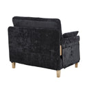 Mid Century Modern Foldable Sofa Bed, 3 In 1 Convertible Sleeper With 3 Pillows