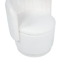 Modern 360 Degree Swivel Back Sofa Chair With Storage Space Boucle, Perfect For Bedroom And Living Room - Beige