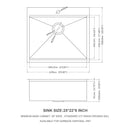 Topmount Stainless Steel Kitchen Sink With Workstation Ledge And Accessories