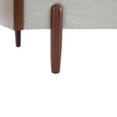 Mid Century Moderne Sofa With Wood Sides