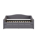 Upholstered Daybed With Light And Trundle