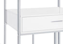 Figueroa - 5-Shelf Wine Storage Bar Cabinet - White High Gloss