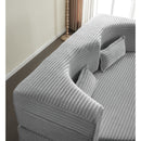 Floor Convertible Sleeper Sofa Bed With 2 Pillows