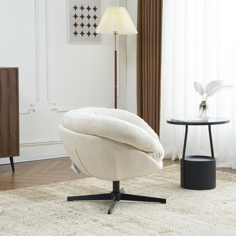 Modern Chenille Office Chair With 360 Degree Swivel