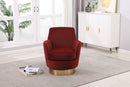 Teddy Swivel Barrel Chair, Swivel Accent Chairs Armchair For Living Room