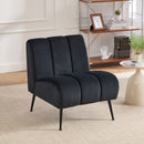 Upholstered Armless Chair For Living Room