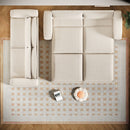 Sleeper Pull Out Sofa Bed, 3 In 1 Convertible Chaise Lounge