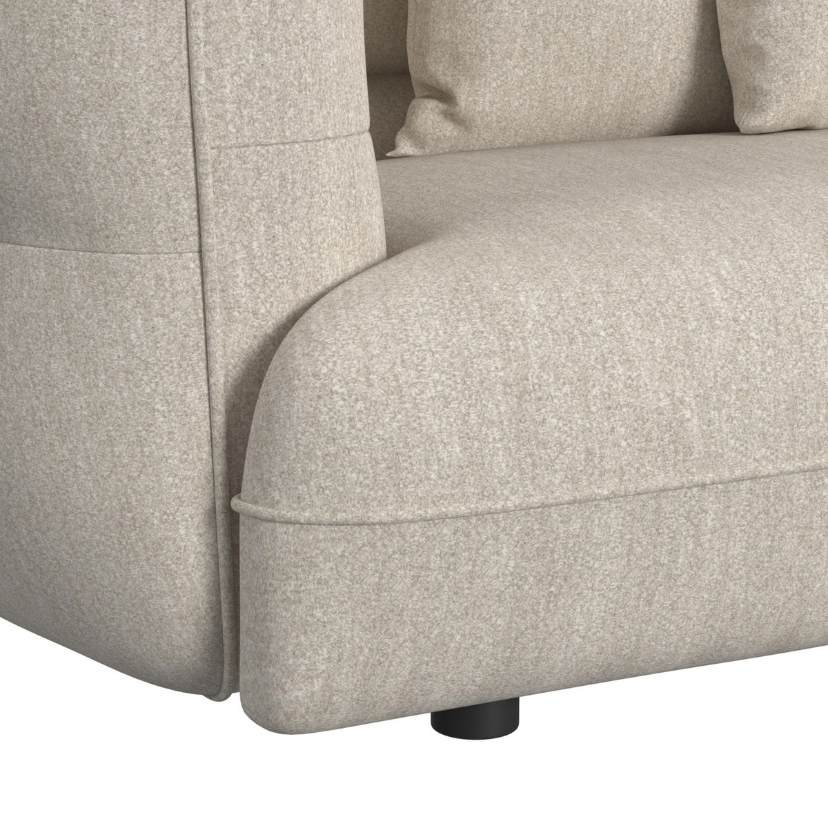 Four Seasons Sectional Set With 6 Pillows in Camel by Elements International, view 8