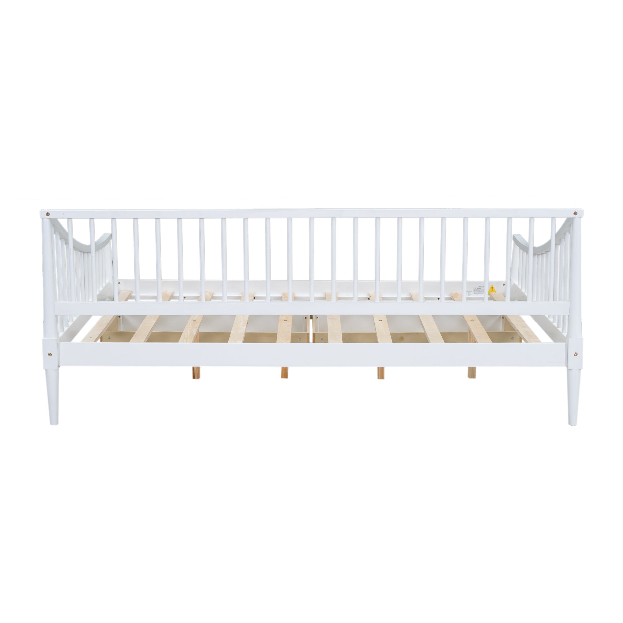 Full Size Daybed with Two Storage Drawers and Support Legs, White - Atlantic Fine Furniture Melbourne FL