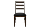 Dining Chair, Dining Room, Side, Upholstered, Transitional (Set of 2) - Black