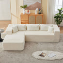 Modular Sofa With Golden Square Legs