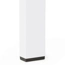 Cape Coral - Contemporary Side Table With Frosted Glass Top